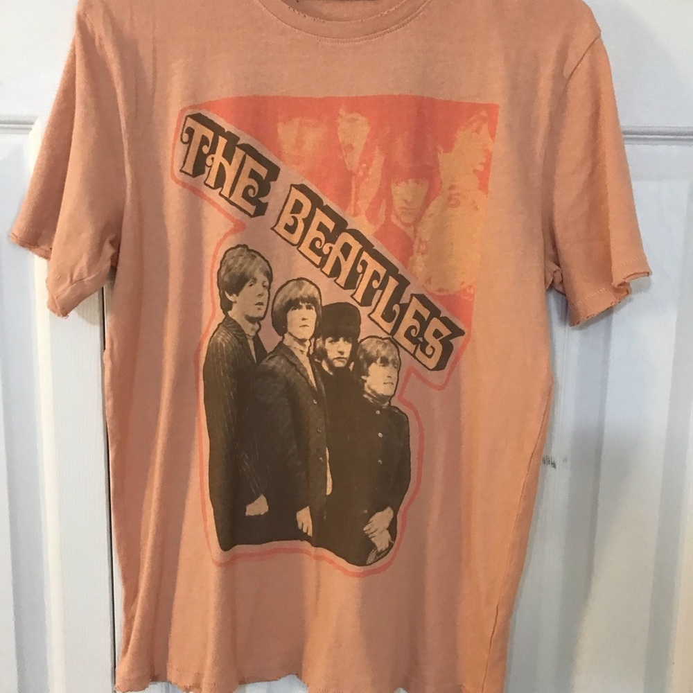 Junk Food Clothing Peach The Beatles Graphic Tee